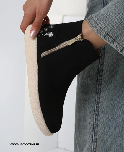 نیم بوت زنانه گلدوزی RZM