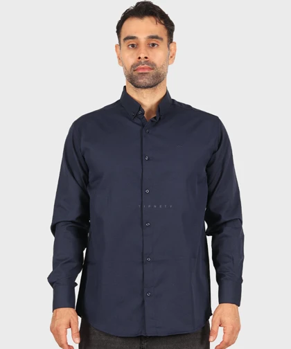 پیراهن مردانه آستین بلند ساده 0108