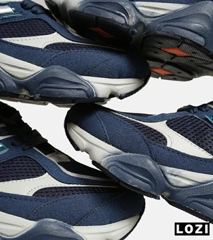 کفش کتانی مردانه سرمه ای سفید NEW BALANCE 9060