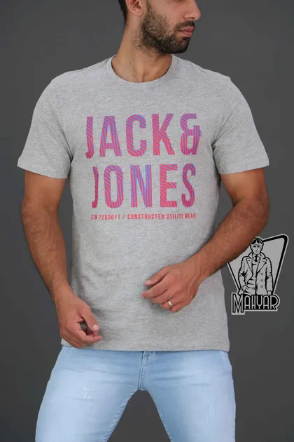 تیشرت آستین کوتاه JACK & JONES