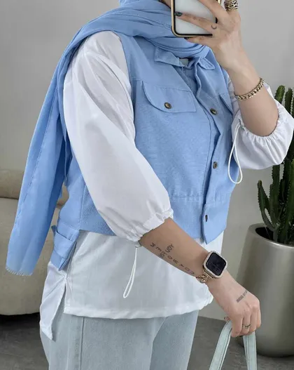وست دو تیکه آستین گت (86) کد 3333