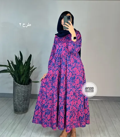 پیراهن طرحدار مزونی44