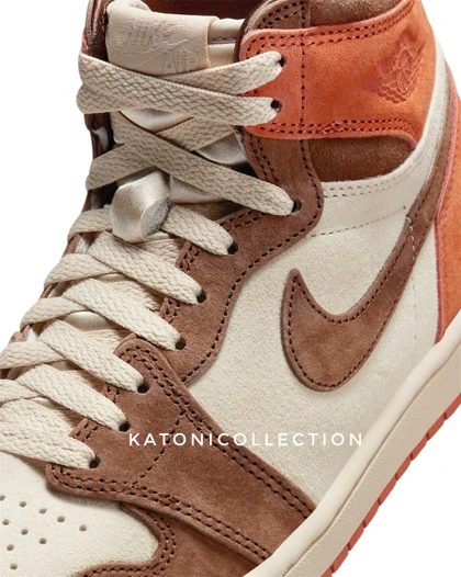 کتانی ویتنامی نایک ایر جردن وان داستد کلی Nike Air Jordan 1 High dusted clay