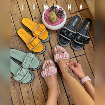 صندل چرم و نگین