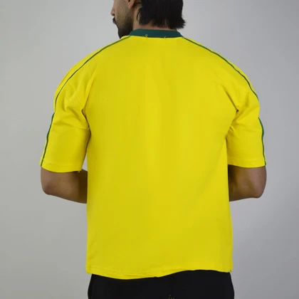 تیشرت فوتبالی برزیل مدل Nike-ZRA-4D0663 زرد