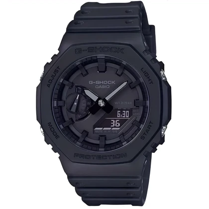 ساعت مچی مردانه کاسیو Casio مدل GA-2100-1A1DR صفحه مشکی