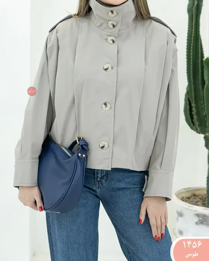 ترنچ کت پیله دار 1456