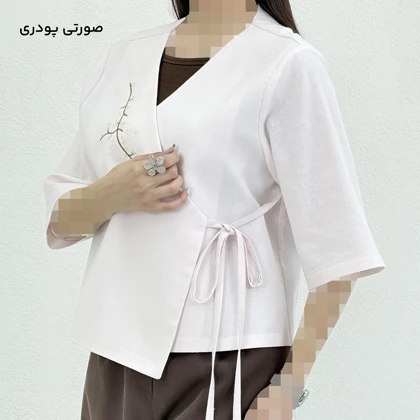 کت زنانه گلدوزی لینن | آی بولک