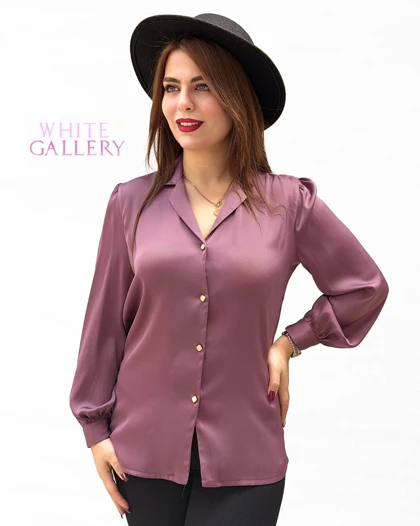شومیز ساتن ترک نازگل کد (811)