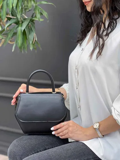 کیف دسته دار شش ضلعی