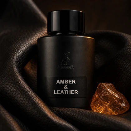 عطر یونیسکس آمبر اند لدر الحمبرا (Maison Alhambra Amber & Leather Eau de Parfum 100ml)