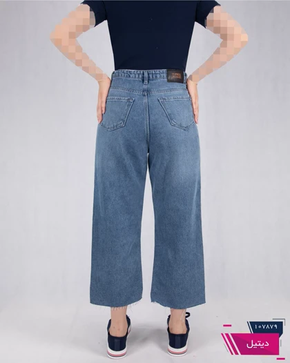 شلوار جین دخترونه رگولار دمپاکاتTHREEJEAN/22594