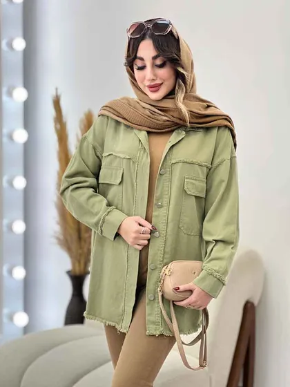مانتو کتان ریش دار ترلان