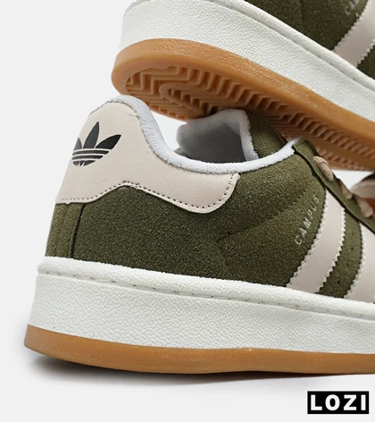 کفش کتانی زنانه و مردانه سبز کرم ADIDAS Campus