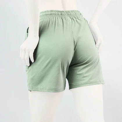 شلوارک ورزشی زنانه آندر آرمور مدل 888 سبز آدامسی