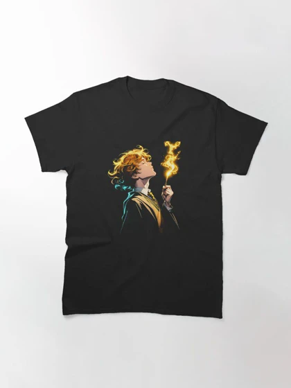تیشرت هری پاتر تیشرت هری پاتر Neon Art Ron Weasley کد 165597