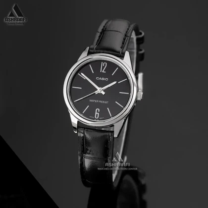 ساعت کاسیو بند چرمی Casio LTP-V005L-1B