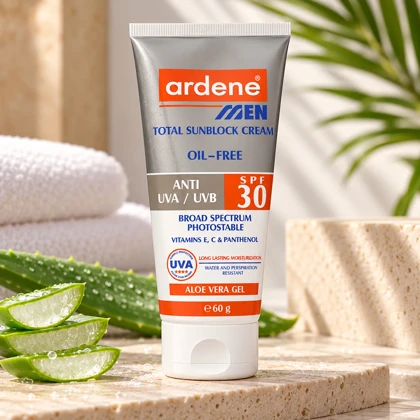 ضد آفتاب مردانه آردن مدل Oil Free با SPF30 حجم 60 گرم