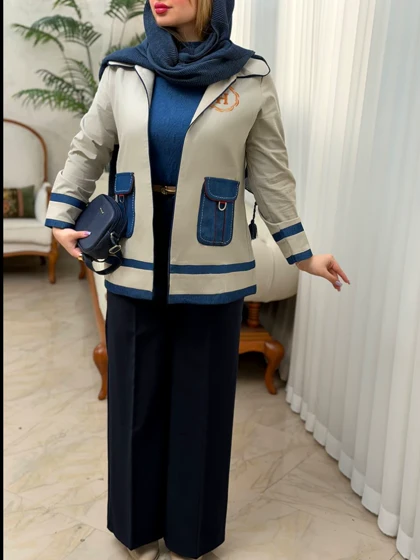 کت گلدوزی H کد 3688