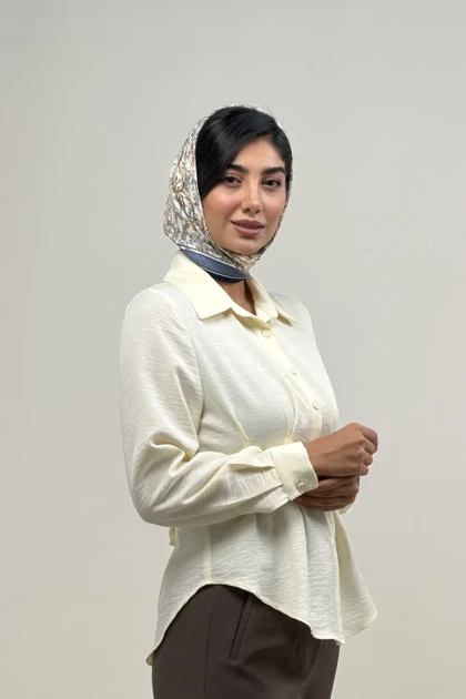 شومیز کمر پنس پشت بندی پانیا