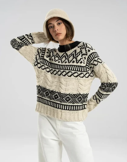 ژاکارد دو رنگ