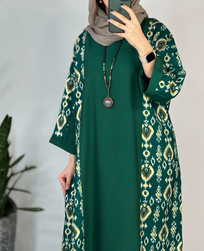 پیراهن مانتویی شیدا