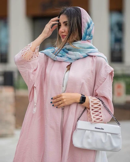 شال برگ انجیری نخی منگو