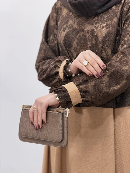 پیراهن مانتویی بلند ماریا