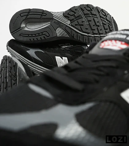 کفش کتانی بزرگ پا مشکی طوسی NEW BALANCE 993