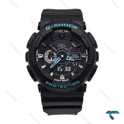 جیشاک GA-110HR مردانه مشکی آبی Casio-5894-G