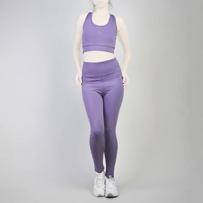 ست نیم‌تنه و لگ ورزشی زنانه الو مدل MUB-921 بنفش