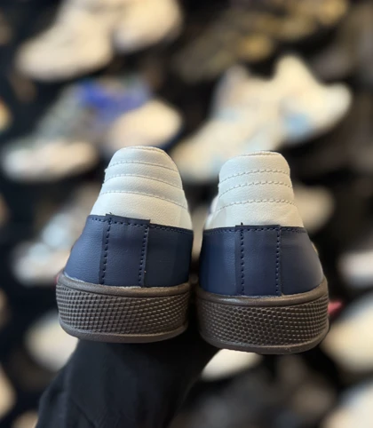 کتانی سامبا زنانه سرمه ای سفید