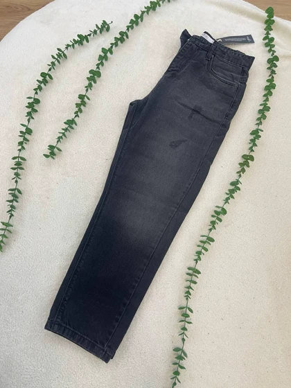 شلوار جین مام ذغالی