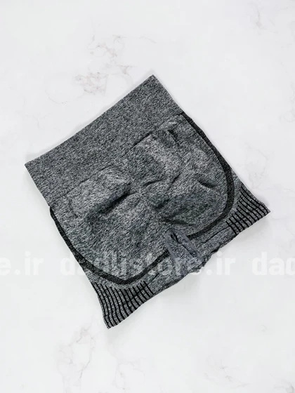 شورتک ورزشی سیملس پشت چروک برفکی