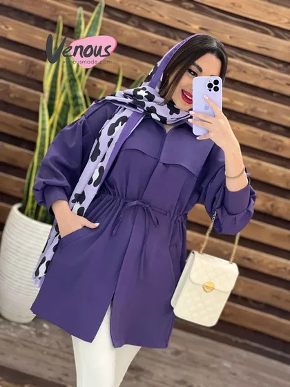مانتو بالاژیله کمرگت