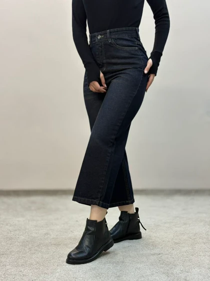 شلوار جین واید قد نود 6260