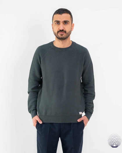 پلیور بافت سبز تیره یونیسکس Jack & Jones