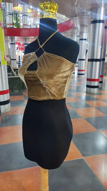 تاپ مجلسی دخترانه مخمل