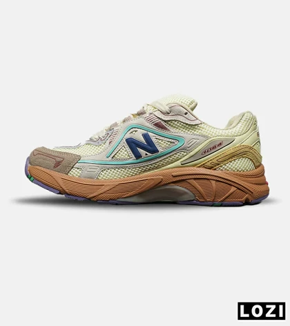 کفش کتانی بزرگ پا کرم آبی قهوه ای NEW BALANCE 1064 V.2 مدل 7933