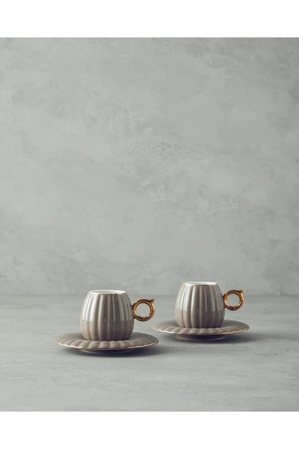 فنجان قهوه 6 نفره English Home مدل Polka چینی استخوانی
