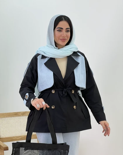 بارانی ترکیبی مهسان(3)کد:4363