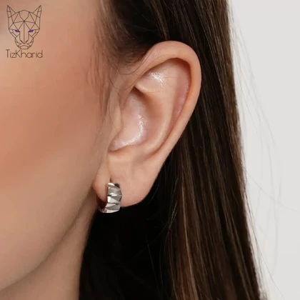 گوشواره حلقه‌ای سیلور اسپراکتال ژوپینگ