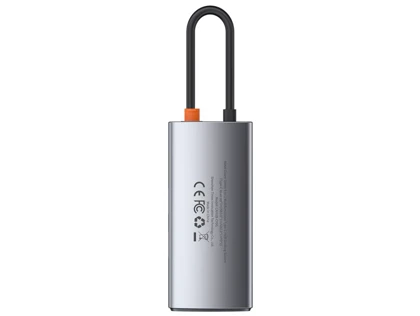 هاب 4 پورت بیسوس Baseus Metal Gleam 4 in 1 Multifunctional Type-C HUB 100W CAHUB-CY0G