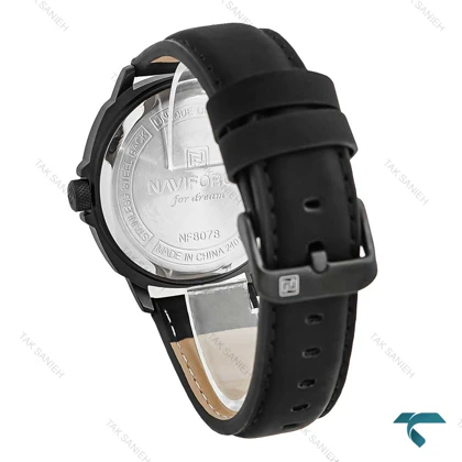 ساعت مچی نوی فورس مردانه NF8078 آنالوگ مشکی NaviForce-7740-G