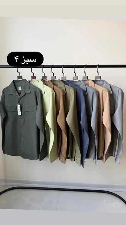 پیراهن کتان دوجیب 2639