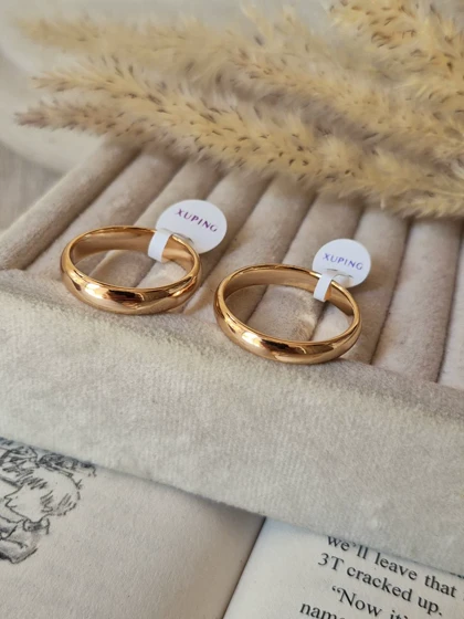 انگشتر رینگ ساده ژوپینگ 6 میل