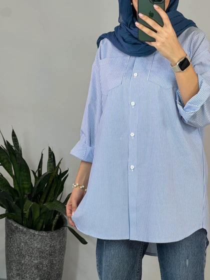 مانتو راه راه سنجاقک 1