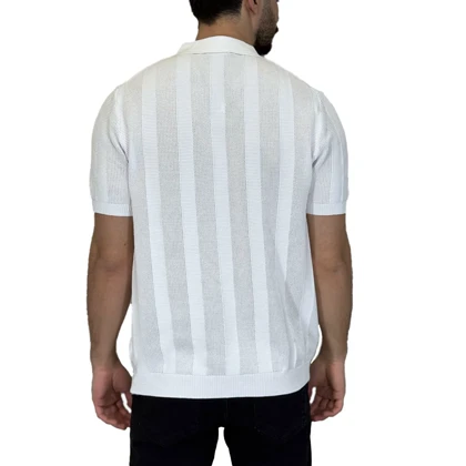 تیشرت نیم زیپ طرحدار راه راه SOLD OUT(PSD43)