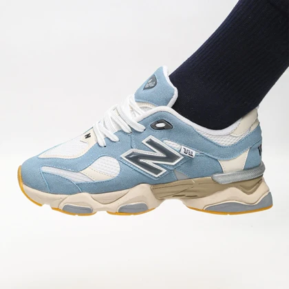 کفش و کتانی مردانه مدل نیوبالانس 9060 NEW BALANCE رنگ سفید آبی کد 89587