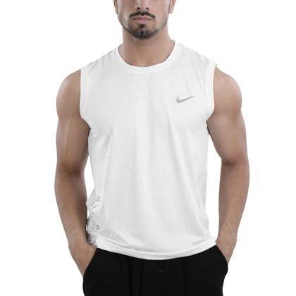 رکابی ورزشی مردانه نایک مدل Dri Fit-033 سفید